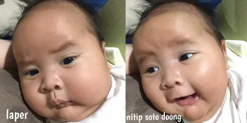 FOTO: Lucunya Baby Bhai dan Baby Arka Ngobrol di Meme Ini