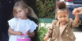 [FOTO] Mirip Banget, Penelope Disick Pinjam Coat North West?