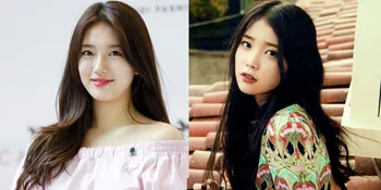 FOTO: Pakai Dress Kembar, Suzy Miss A Vs IU Cantik Siapa?