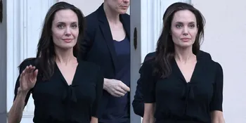 FOTO: Penampilan Perdana Angelina Jolie Bareng Anak Pasca Cerai