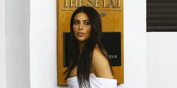 [FOTO] Pertama Kali Pasca Dirampok, Kim Kardashian Pergi ke Dubai