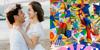 Foto Prewed Jessica Iskandar - Richard Kyle, Mandi Bola Pakai Baju Warna-Warni