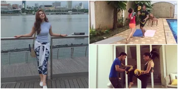 FOTO: Rahasia Irish Bella Jaga Bentuk Tubuhnya, Rajin Olahraga