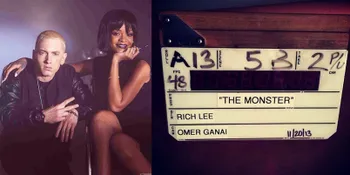[Foto] Rihanna dan Eminem Mulai Syuting Klip 'The Monster'
