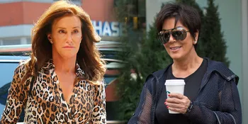 [FOTO] Selfie Bareng, Caitlyn Jenner Cium Pipi Mantan Istri