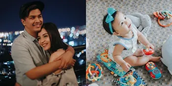 FOTO: Senyum Ceria Chelsea & Glenn Ajak Baby Nastusha ke Pasar Tradisional