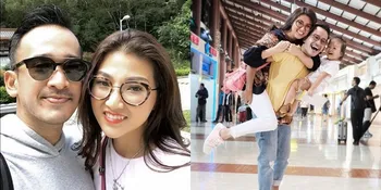 FOTO: So Cute! Ruben, Sarwendah & Thalia Kompak Pakai Baju Kuning