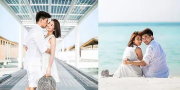 FOTO: Sweet! Glenn Alinskie Ngobrol Dengan Bayi di Perut Chelsea