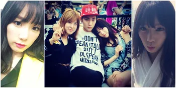 [Foto] Taeyeon Bersandar ke Bahu Key SHINee