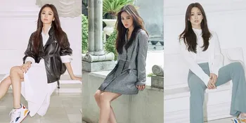 Foto Terbaru Song Hye Kyo dengan Makeup Berat, Sporty atau Anggun Tetap Cantik