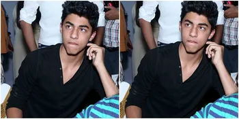 [Foto] Tidur Mangap di Pesawat, Aryan Khan Masih Ganteng?