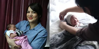 FOTO: Usia Seminggu, Anak Alice Norin Pamer Senyum Menggemaskan