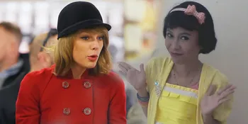 [Foto] Wah! Taylor Swift Ikut-Ikutan Jiplak Gaya Hodijah?