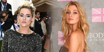[FOTO] Wajah-Lutut Luka, K-Stew Jalan Bareng Stella Maxwell Lagi