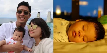FOTO Wefie Putri Titian, Junior Liem & Baby Iori di Dalam Pesawat