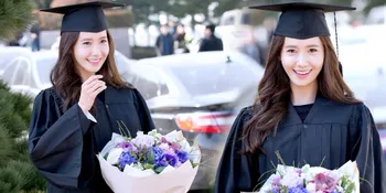 Foto Wisuda Yoona SNSD, Cantik Abis Bikin Hati Fans Meleleh