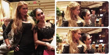 [FOTO] Wow! Syahrini & Paris Hilton Kompakan Baju Nih