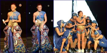 [FOTO] Yuk Intip Kostum Batik Agnes Monica & Dancer di PGA 2014