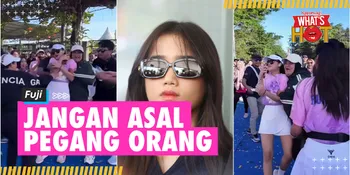 Fuji Disentuh Area Pribadinya Di Kendari: Tolonglah Pengertiannya, Jangan Asal Pegang Orang