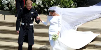 Gaun Pengantin Meghan Markle Akan Dipajang di Istana Windsor