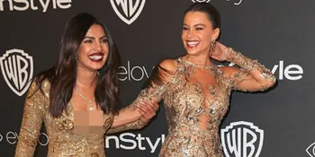 Gaun Serupa, Priyanka Chopra dan Sofia Vergara Bertingkah Kocak