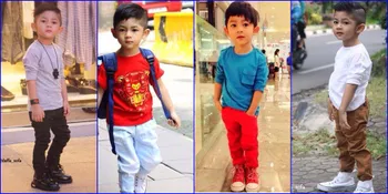 Gaya Kece Daffa Sofa Saat Jalan-Jalan di Pantai, Makin Ganteng!