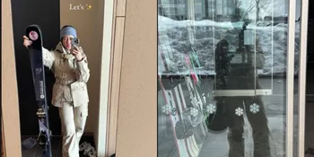 Gaya OOTD Nana Mirdad saat Akan Main Ski di Jepang, Stylish dan Fashionable dengan Makeup Natural