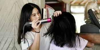 Gaya Rambut Putri Dian Sastro Saat School From Home, Mirip Ibunya 21 Tahun Lalu