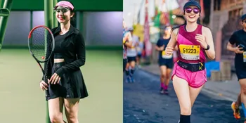 Gaya Sporty dan Stylish Febby Rastanty Saat Berolahraga, dari Lari Marathon hingga Main Tenis