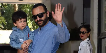 Gaya Taimur Ali Khan Makan Es Krim di Siang nan Cerah, Bikin Gemas!