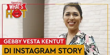 Gebby Vesta Kentut di Instagram Story