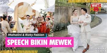 Gelar Resepsi Di Bali, Mahalini &#38; Rizky Febian Sampaikan Wedding Speech Sambil Berderai Air Mata