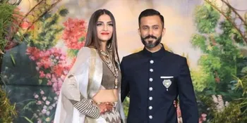 Gelar Resepsi Mewah, Suami Sonam Kapoor Santai Pakai Sneakers