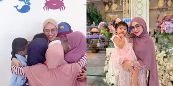 Gemas! Baby Moana Cemburu dan Marah Melihat Ria Ricis Dipeluk Anak Lain Saat Mengajar di Sekolah PAUD