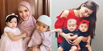 10 Potret Adu Kebersamaan Ratna Galih dan Syahnaz Sadiqah Saat Asuh Anak Kembar Mereka, Menggemaskan