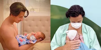 Gendong Baby King Zhafi Sambil Telanjang Dada, Sonny Septian Suami Fairuz A Rafiq Malah Bikin Netizen Salfok