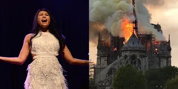 Gereja Katedral Notre Dame Paris Terbakar, Anggun C Sasmi Rasakan Kehancuran