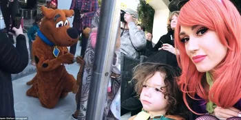 Demi Anak Ultah, Gwen Stefani Berdandan Ala Daphne Scooby Doo