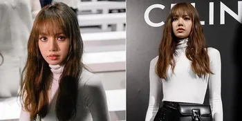 Hadiri Event Celine di Paris Fashion Week, Lisa BLACKPINK Secantik Boneka Hidup!