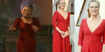 Hadiri Oscar 2018, Meryl Streep Tampil Bagai Fairy Godmother 'SHREK'