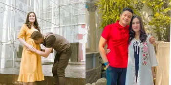 Hamil Muda, Ini 8 Potret Angbeen Rishi yang Makin Lengket ke Adly Fairuz - Memesona Pamer Baby Bump