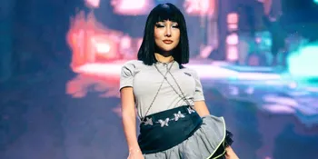 Hamilnya Sudah Selesai, Lucinta Luna Tampil Apik Kenakan Koleksi Merchandise Eksklusif di Gelaran HW Group Fashion Show