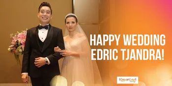 Hangatnya Suasana Pernikahan Edric Tjandra, Diwarnai Tangisan Bahagia