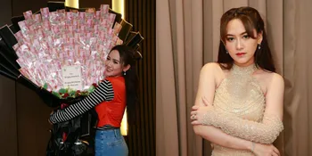 Happy Asmara Dapat Kiriman Bucket Uang Seratusan Berukuran Jumbo, Sebut Jadi Bunga yang Bikin Berbunga-bunga