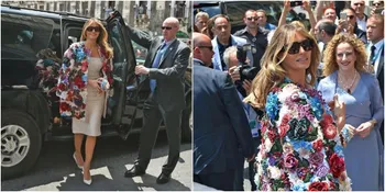 Harga Setara 20 Kali Gaji Jokowi, Jaket 3D Melania Trump Diprotes