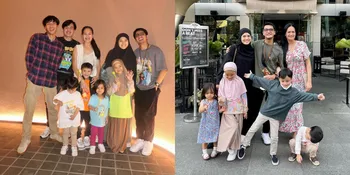 Harmonis! 7 Potret Donna Harun Bareng Anak, Menantu dan 4 Cucunya - Satu Keluarga Baby Face Semua