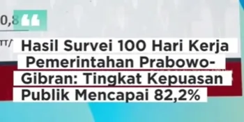 Hasil Survei TRI di 100 Hari Kerja Kabinet Merah Putih, Ini Menteri Terbaik Pilihan Masyarakat