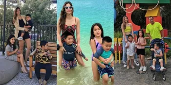 Heboh - Kegirangan Dibelikan Pistol Air Warung, Ini 8 Potret Lucu Ketiga Anak Nia Ramadhani dan Ardi Bakrie