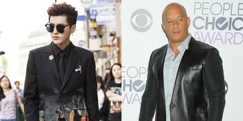 Hiasi Dunia Film Hollywood, Kris Wu Pose Garang Bareng Vin Diesel