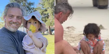 Hot Daddy, Ini 7 Potret Paris Chong Suami Rahma Azhari Momong Anak - Telaten